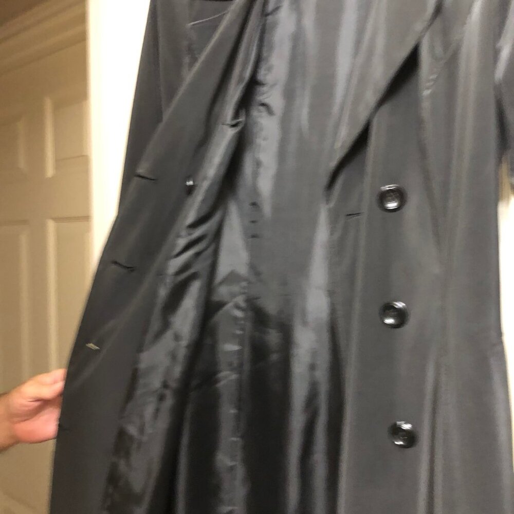 Trench Coat - water resistant -full length EUC - Picture 11 of 11